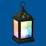 Декоративный фонарь со светодиодной гирляндой внутри, на батарейке, 10 светодиодов, свет мультиколор, Uniel, UL-00002311 - фото 3
