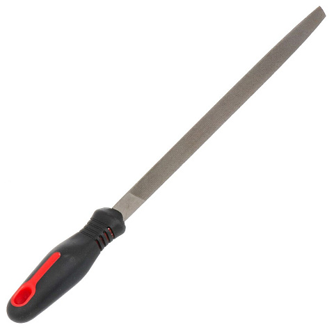 Напильник трехгранный, 250 мм, №2, пластиковая ручка, Bartex, 12027