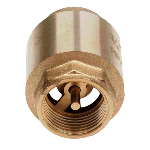 Клапан обратный 3/4", г-г, шток латунь, AquaLink