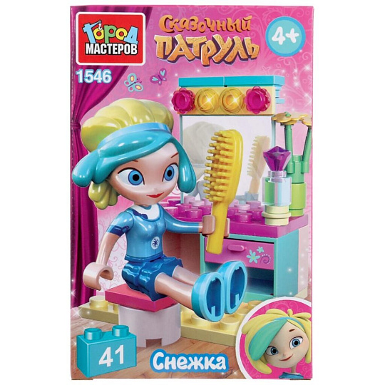Конструктор Город Мастеров, Сказочный патруль: Снежка с туалетным столиком, 3-5 лет, 41 деталь, 1546-AA