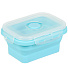 Контейнер пищевой пластик, 0.35 л, голубой, прямоугольный, складной, Y4-6486 - фото 2