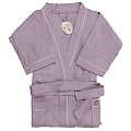 Халат унисекс, вафельный, 100% хлопок, лавандовый, L-XL, 48-50, Barkas, AI-0106001 - фото 2