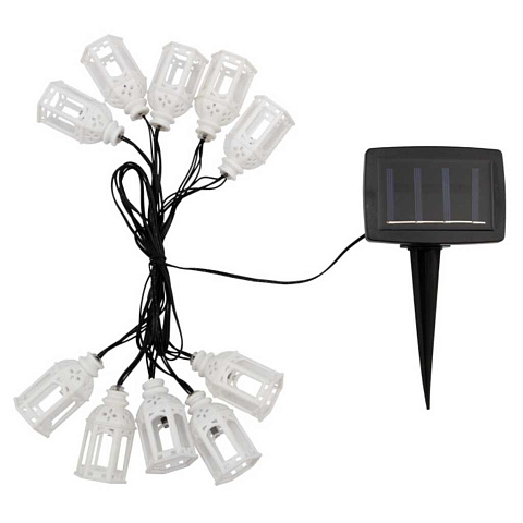 Фонарь садовый Lamper, Каскад Керосиновая Лампа, на солнечной батарее, грунтовый, 3 Вт, пластик, панель1м/аккум, 2реж