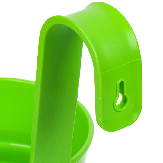 Кашпо настенное пластик, 1.3 л, декоративное, в ассортименте, Элластик-Пласт