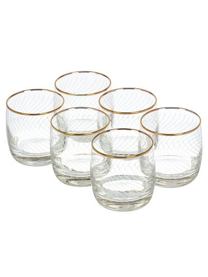 Стакан 300 мл, стекло, 6 шт, Декостек, Онда, 160-ГЗ4