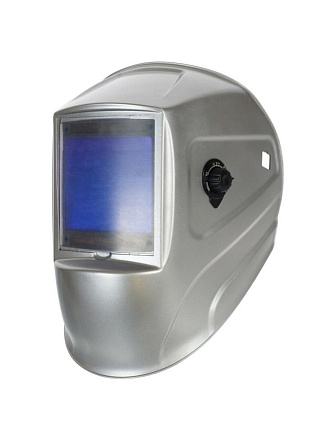 Маска сварщика хамелеон, с ручной регулировкой, FoxWeld, Gefest 9700V, 4-13 DIN, серебряная, 5295