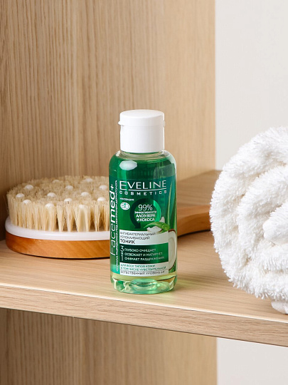 Тоник для лица Eveline, Антибактериальный, успокаивающий, 100 мл
