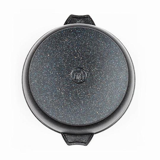 Жаровня алюминий, 28 см, антипригарное покрытие, Мечта, Гранит star, 34803, с крышкой