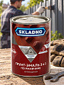 Грунт-эмаль Skladno, по ржавчине, алкидная, синяя, 0.8 кг - фото 2