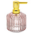 Дозатор для лосьона, стекло, 8.8.х14.7 см, розовый, RY-GL0155JA-LD - фото 2