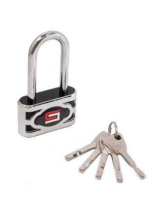 Замок навесной Булат, ВС 3-П60-01 ПЛ, 13 653, блистер, дисковый, серый, 61 мм, 5 ключей