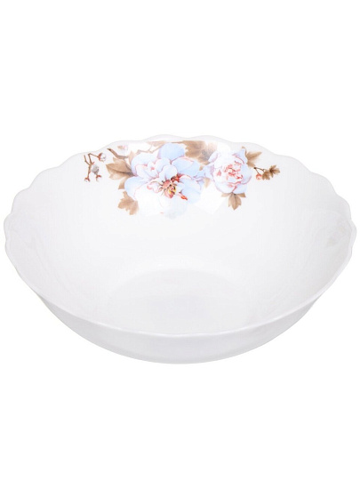 Салатник стеклокерамика, круглый, 20х5.5 см, 0.9 л, Орлеан, Daniks, BY13LHW80