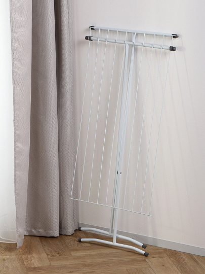 Сушилка для белья напольная, полотно 8 м, 90х53х83 см, складная, 10 прутьев, 8 кг, 100101D