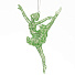 Елочное украшение Балерина, зеленое, 16х9.5 см, SYYKLB-182276 - фото 2