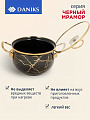 Кастрюля эмалированная сталь, 2 л, крышка стекло, Daniks, Черный мрамор, Y4-8967, индукция - фото 4