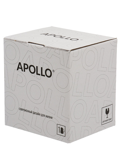 Чайник заварочный стекло, нержавеющая сталь, 0.95 л, с ситечком, Apollo, Costolette, CST-950