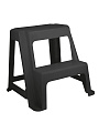 Табурет 465х475х445 мм, черный, прямоугольный, со ступенькой, Idea, М2296 - фото 3