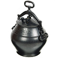 Казан афганский алюминий, 5 л, с крышкой, черный, Rashko Baba, ach5