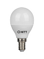 Лампа светодиодная E14, 11 Вт, 230 В, шар, 3000 К, теплый белый свет, HiTT, HiTT-PL-G45, C35, 1010055