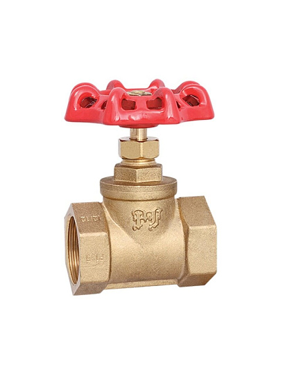 Вентиль для воды, 3/4", г-г, красный, ProFactor