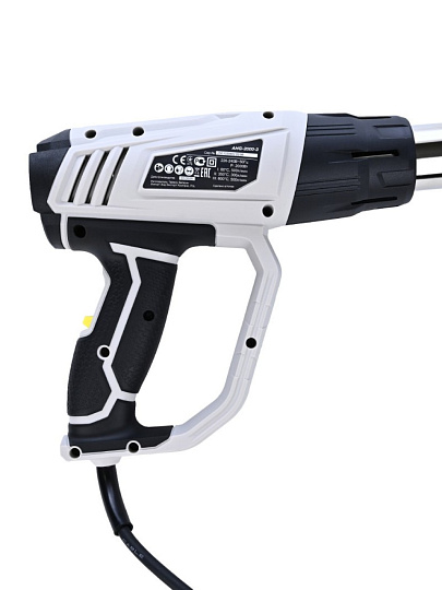 Фен строительный BifAces, AHG-2000-3, 2000 Вт, 500 л/мин, 60 °C, 600 °C, 3 режима