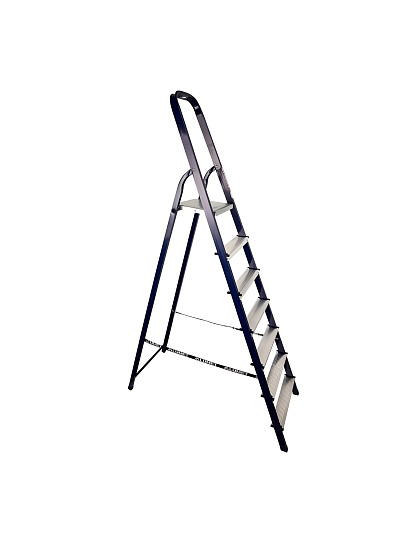 Стремянка 1 секция, 7 ступеней, сталь, 1.45 м, 150 кг, Alumet, М8407