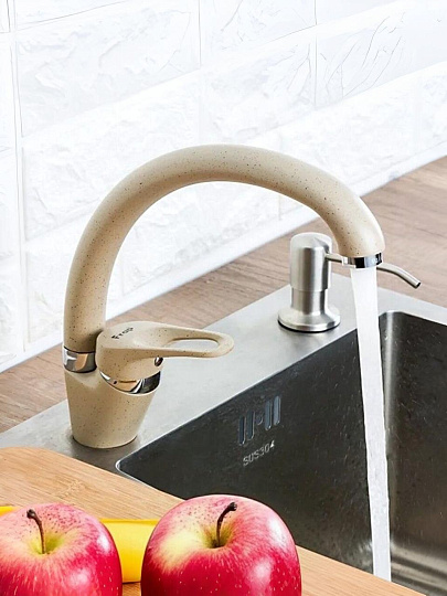 Смеситель для кухни, Frap, с картриджем, песочный, F4113-9