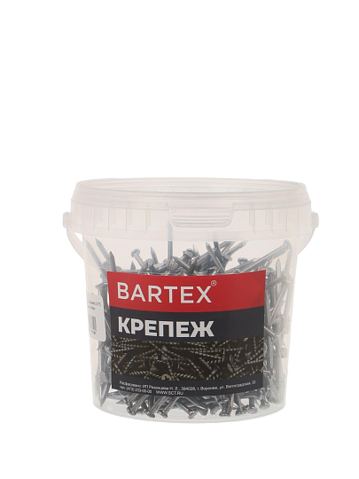 Гвоздь строительный, диаметр 3х70 мм, 1 кг, в банке, Bartex