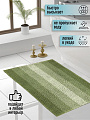Коврик для ванной, 0.5х0.8 м, полиэстер, зеленый, Макарон, Y3-847 - фото 2