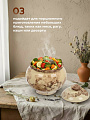 Горшок для запекания керамика, 0.5 л, Псковский Гончар, Паутинка, НХП-ПС-050, ПГ072-00092881 - фото 3