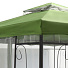 Шатер с москитной сеткой, зеленый, 3х3х2.65 м, четырехугольный, с двойной крышей, Green Days - фото 8