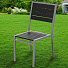 Мебель садовая Green Days, Эвелина, черная, стол, 150х90х72 см, 6 стульев, 120 кг, YTCT012 - фото 12