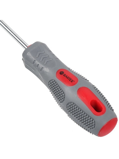 Отвертка плоская, Bartex, SL5, 5х100 мм, антискользящая двухкомпонентная, CrV сталь, K0029N