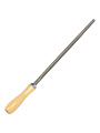 Напильник круглый, 250 мм, №2, деревянная ручка, Bartex, 12010