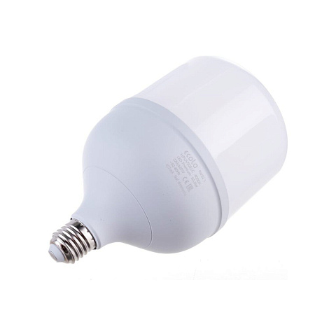 Лампа светодиодная E27-E40, 50 Вт, 220 В, цилиндрическая, 4000 К, свет нейтральный белый, Ecola, High Power, LED