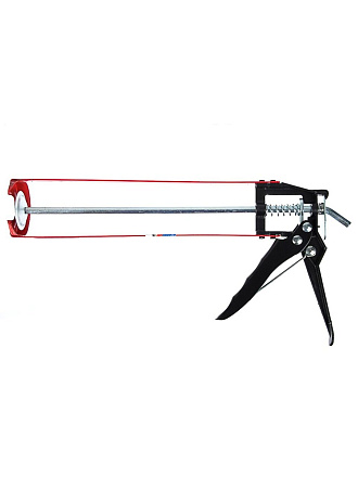 Пистолет для герметика, 225 мм, скелетный усиленный, с металлическим фиксатором, Ермак, 684-015