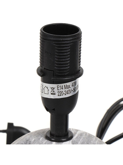 Светильник настольный E14, серый, абажур белый, RL-TL002-1