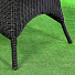 Мебель садовая Green Days, стол, 210х100х75 см, 6 кресел, подушка черная, CYH1830W-2-drk - фото 4
