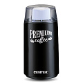 Кофемолка Centek, CT-1360, 250 Вт, 45 г, черная, прозрачная крышка