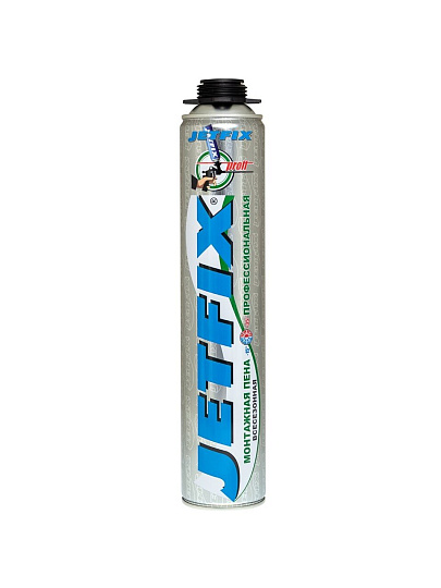 Пена монтажная Jetfix, профессиональная, 750 мл, всесезонная, 10030