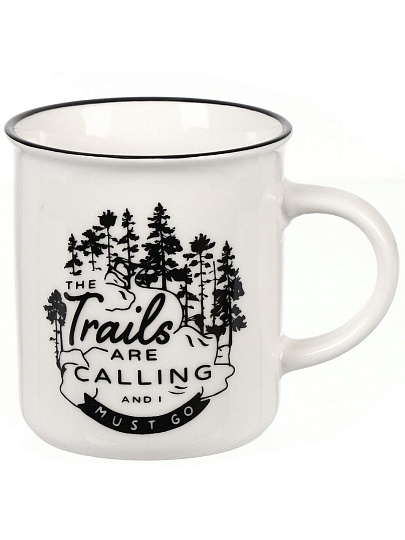 Кружка керамика, 320 мл, Новые вершины, Y4-6275, в ассортименте