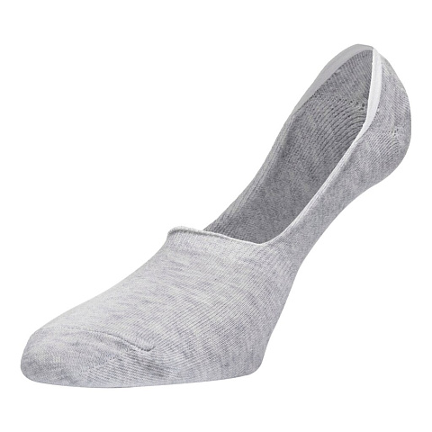 Носки для женщин, хлопок, Chobot, 000, серый меланж, р. 25, подследники, 5223-007