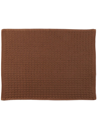 Набор полотенец кухонных 2 шт, 40х50 см, вафельный, 100% хлопок, 300 г/м2, Silvano, Лея, коричневый, Узбекистан