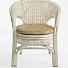 Мебель садовая Пеланги, белая, стол, 58 см, 2 кресла, 1 диван, подушка бежевая, 95 кг, 02/15 White - фото 8