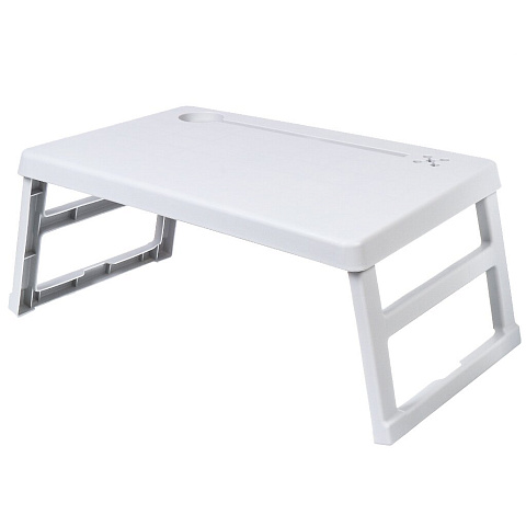 Столик для завтрака пластик, 54.5х36х27 см, серый, Y4-6459
