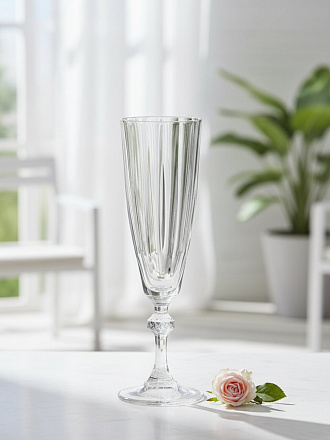 Бокал для шампанского, 170 мл, стекло, Pasabahce, Даймонд, 440069SLB