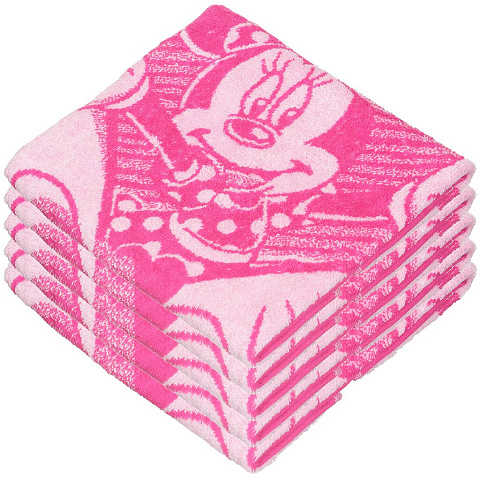 Полотенце детское Cleanelly Минни Лав розовое ПЦ-2602-1738 10000, 50х90 см