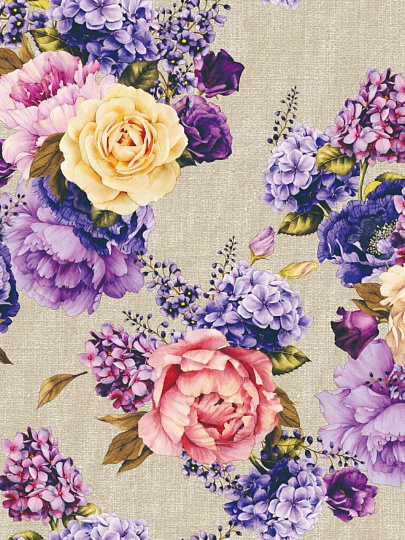 Клеенка Silvano, Fusion, 1.4х20 м, ПВХ на нетканой основе, 81450