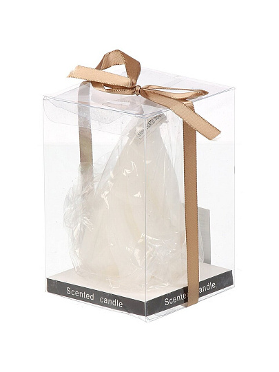 Свеча декоративная, 13.5х7.5 см, фигурная, молочная, парафин, А030157