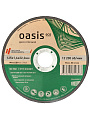 Круг отрезной по металлу, Oasis, Eco, диаметр 125х1.6 мм, посадочный диаметр 22.2 мм, зернистость P46